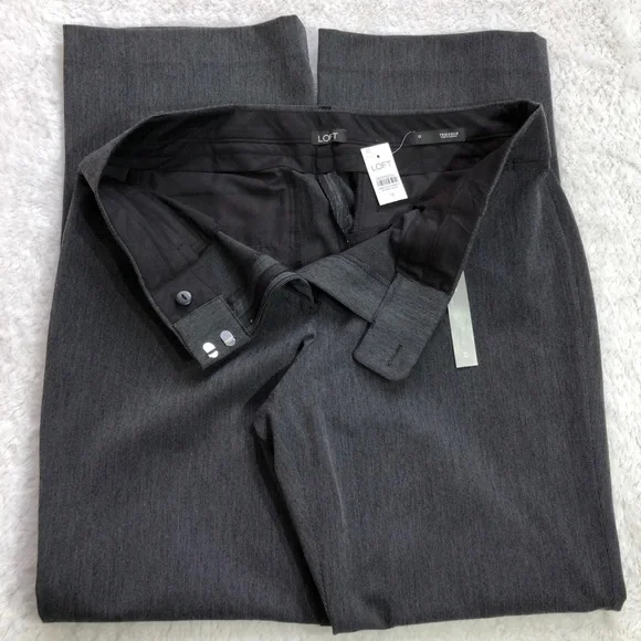 Loft Grey Texture Pattern Trouser - Picture 3 of 9